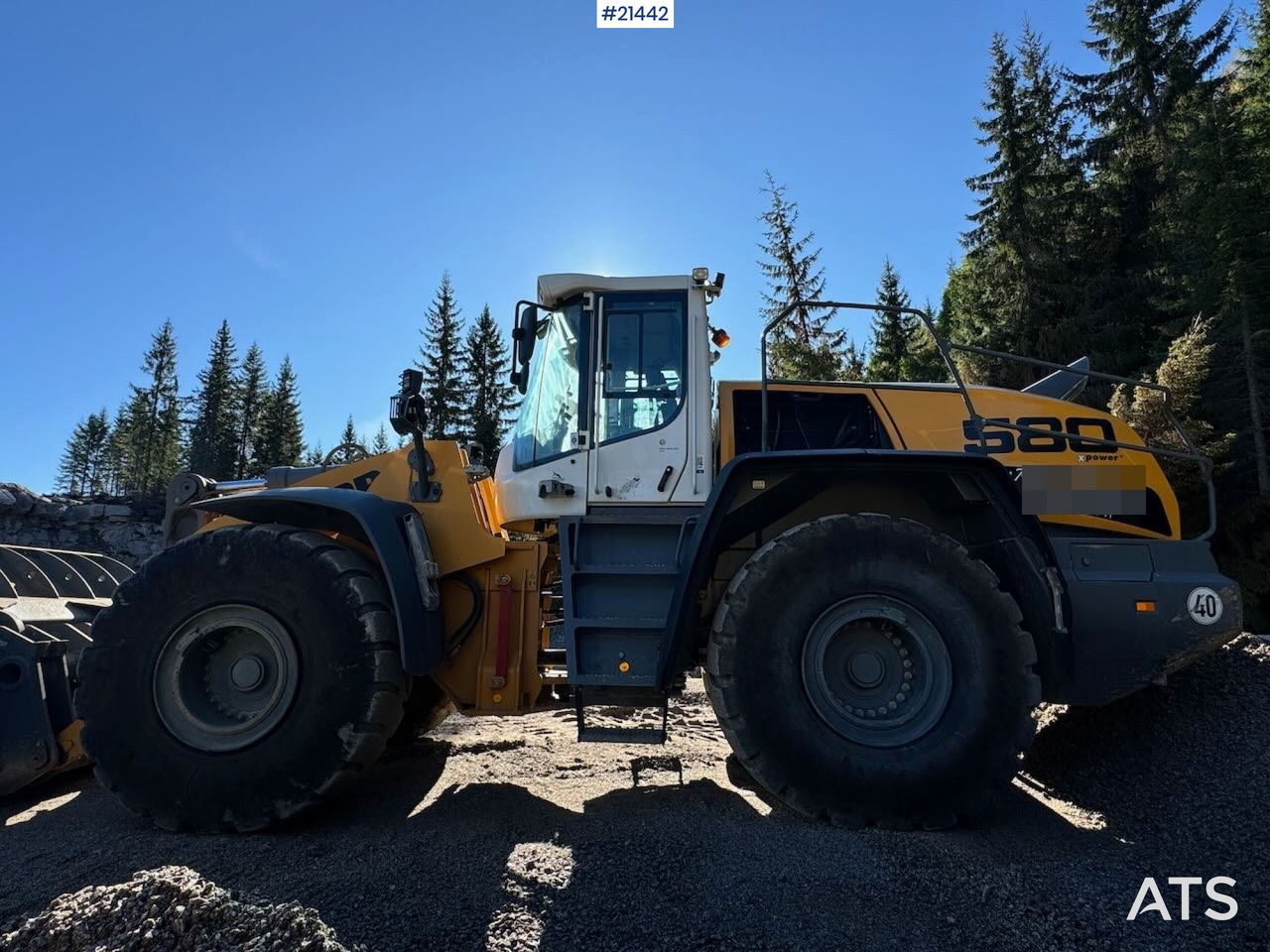 Liebherr L580 - Tekerlekli yükleyici: fotoğraf 5 Liebherr L580 - Tekerlekli yükleyici: fotoğraf 5