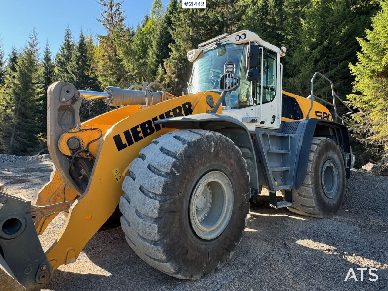 Liebherr L580 - Tekerlekli yükleyici: fotoğraf 4 Liebherr L580 - Tekerlekli yükleyici: fotoğraf 4