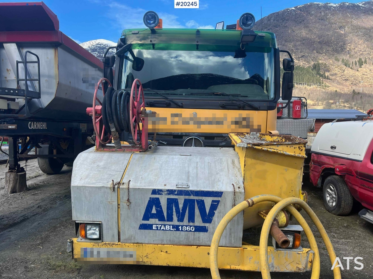 Mercedes Actros 2641 6x4 M/ 2008 AMV 7450 Betong sprøyterigg påbygg - Mobil beton pompası: fotoğraf 2 Mercedes Actros 2641 6x4 M/ 2008 AMV 7450 Betong sprøyterigg påbygg - Mobil beton pompası: fotoğraf 2