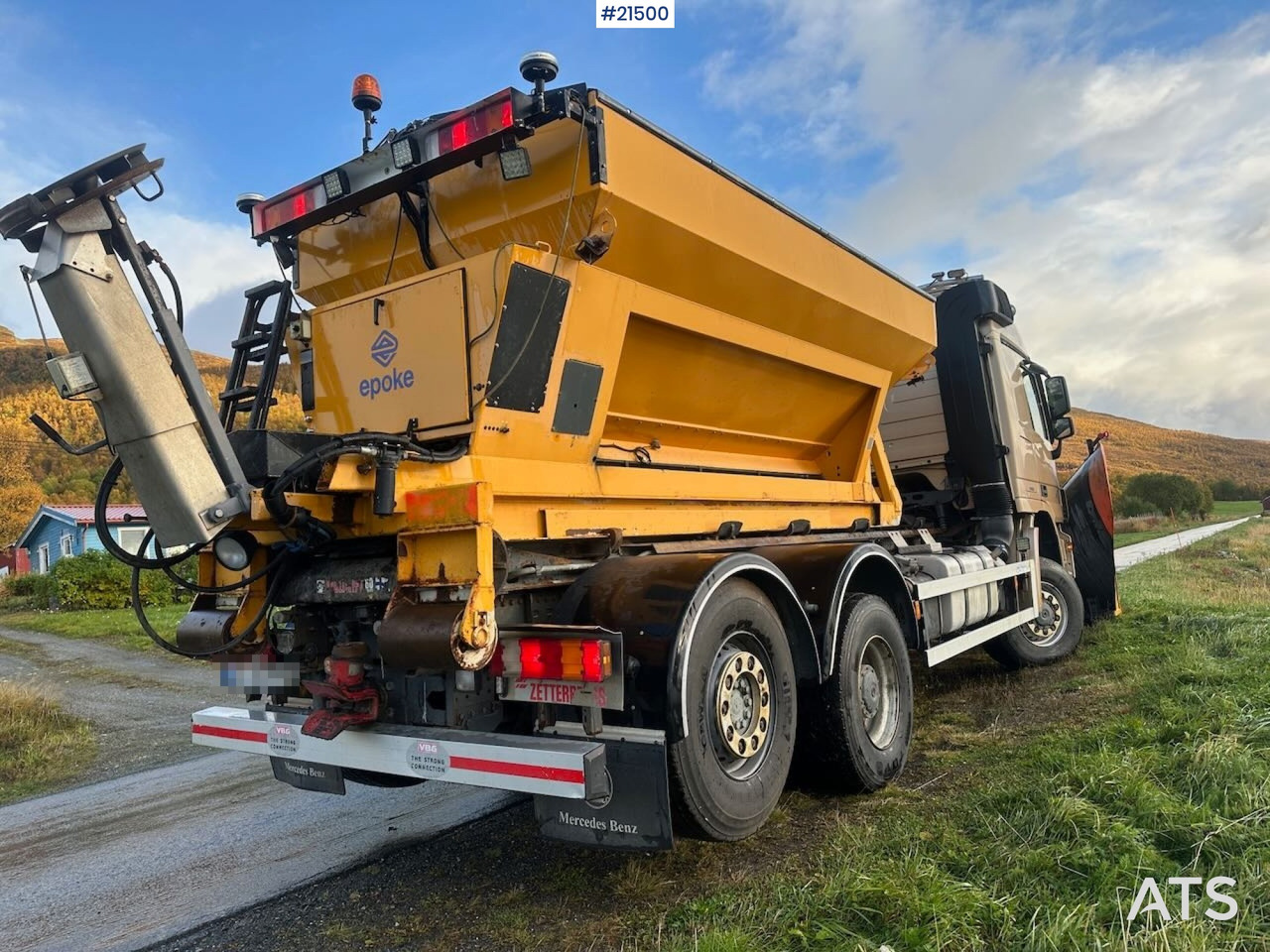 Mercedes Actros 2848 4x4+2 brøyterigget krokbil - Kancalı yükleyici kamyon: fotoğraf 5 Mercedes Actros 2848 4x4+2 brøyterigget krokbil - Kancalı yükleyici kamyon: fotoğraf 5