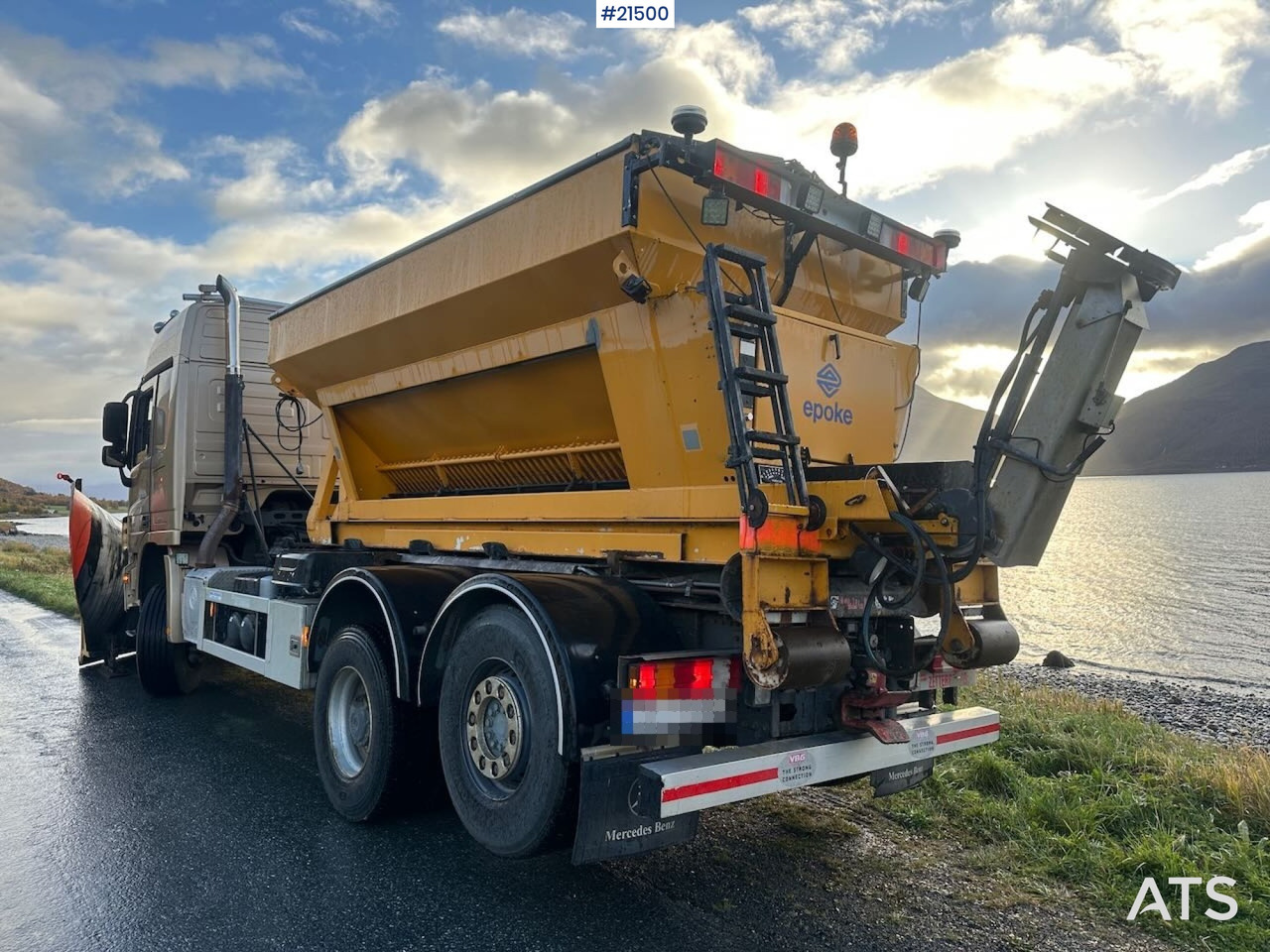 Mercedes Actros 2848 4x4+2 brøyterigget krokbil - Kancalı yükleyici kamyon: fotoğraf 3 Mercedes Actros 2848 4x4+2 brøyterigget krokbil - Kancalı yükleyici kamyon: fotoğraf 3