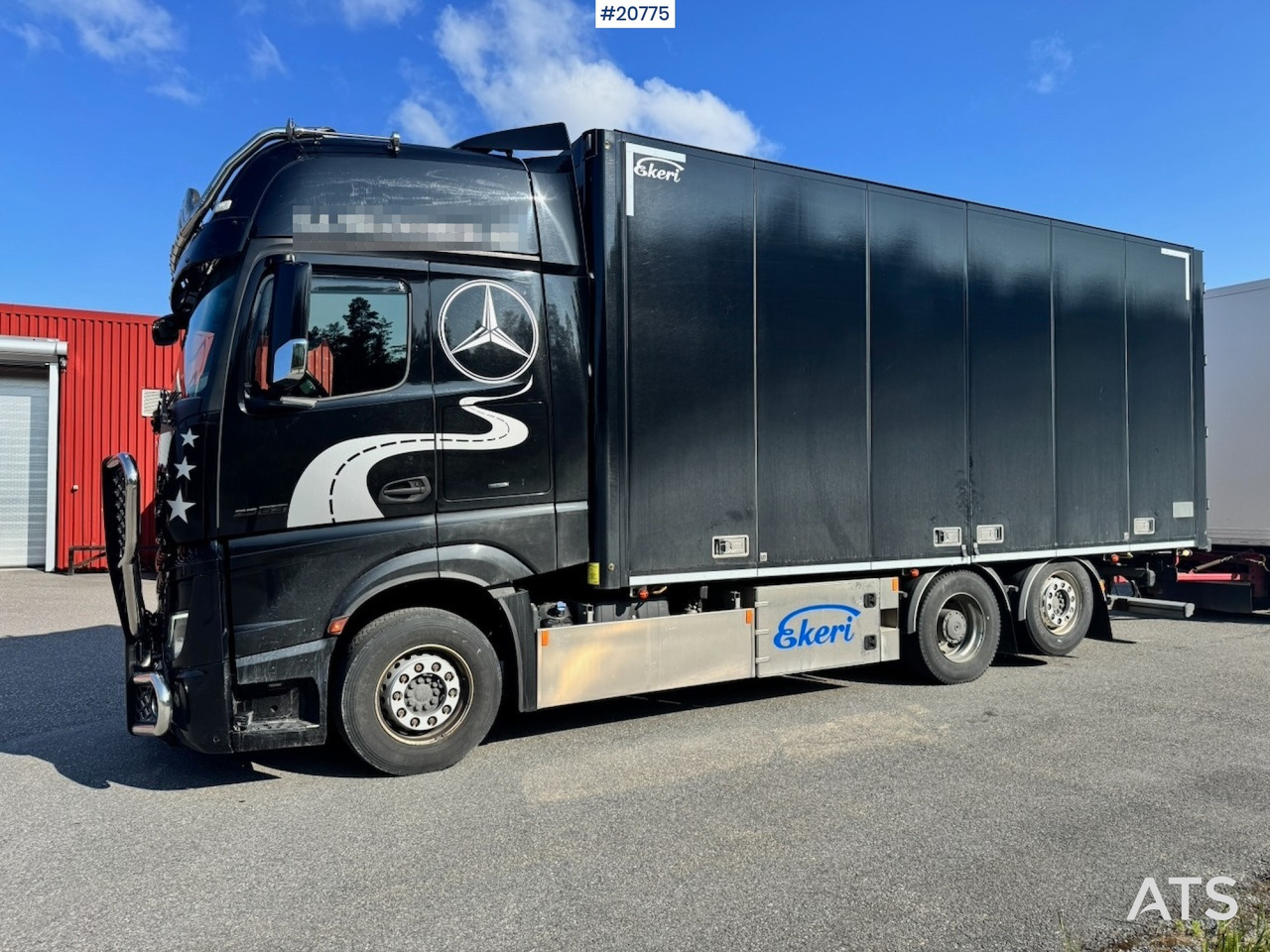 Mercedes Actros - Kapalı kasa kamyon: fotoğraf 3 Mercedes Actros - Kapalı kasa kamyon: fotoğraf 3