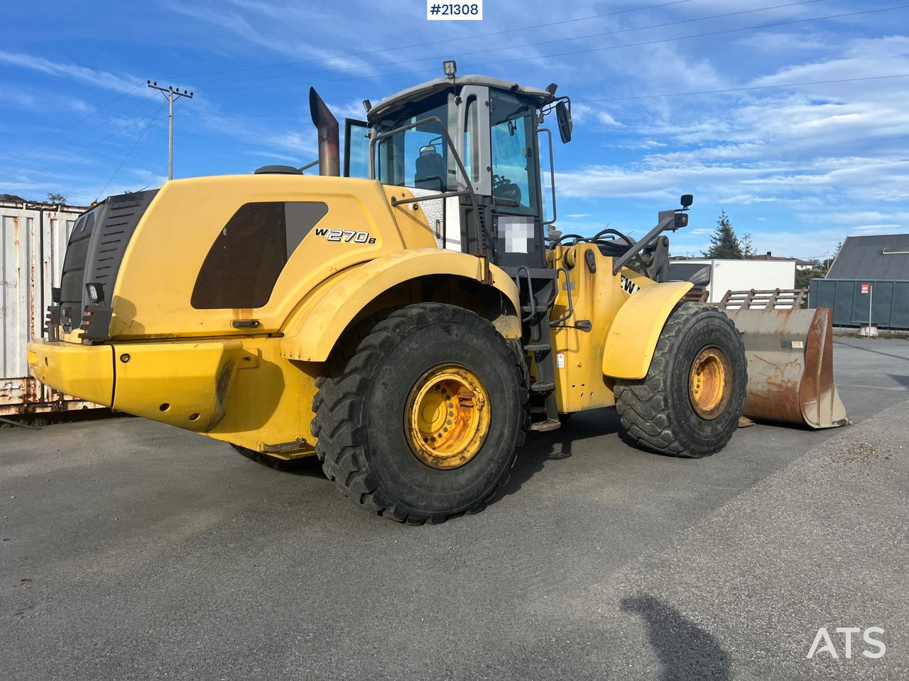 New Holland w270B - Tekerlekli yükleyici: fotoğraf 5 New Holland w270B - Tekerlekli yükleyici: fotoğraf 5