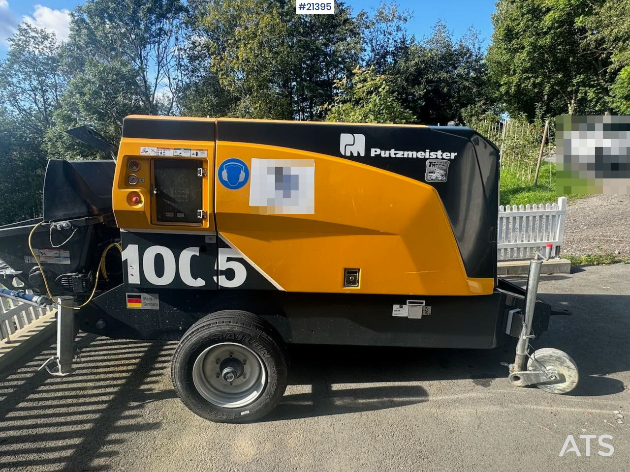 Putzmeister BSA 1005 D5 - Sabit beton pompası: fotoğraf 2 Putzmeister BSA 1005 D5 - Sabit beton pompası: fotoğraf 2