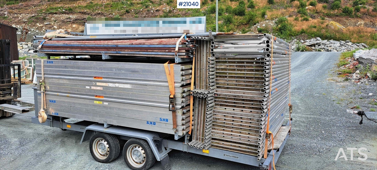 Temared Temared stillashenger 3.5 t m/ 364 m2 stillas - Römork: fotoğraf 3 Temared Temared stillashenger 3.5 t m/ 364 m2 stillas - Römork: fotoğraf 3