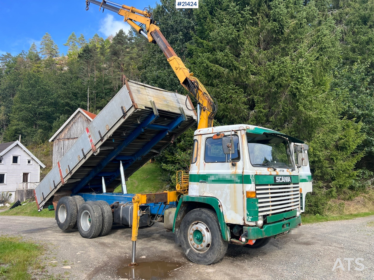 Scania LB 81 - Vinçli kamyon: fotoğraf 1 Scania LB 81 - Vinçli kamyon: fotoğraf 1