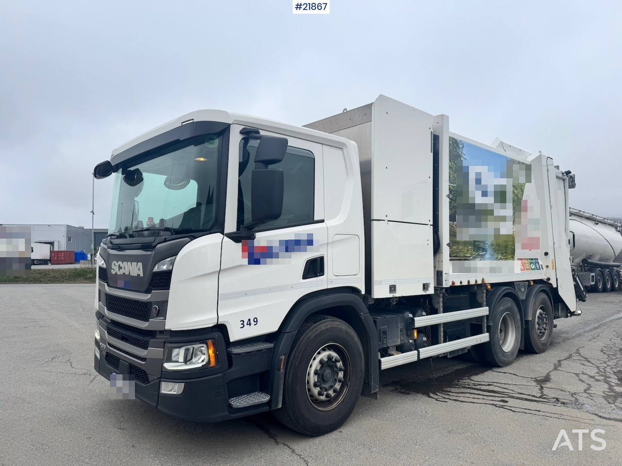 Scania P370 Renovasjonsbil m/ Vaskeanlegg. SE VIDEO - Çöp kamyonu: fotoğraf 2 Scania P370 Renovasjonsbil m/ Vaskeanlegg. SE VIDEO - Çöp kamyonu: fotoğraf 2