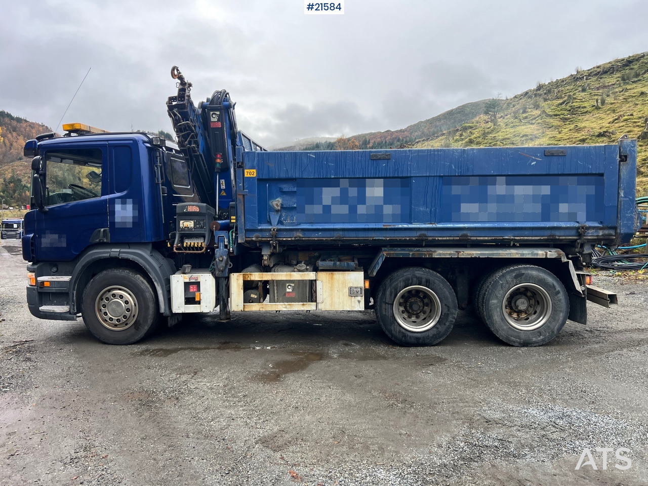 Vinçli kamyon Scania P380 6x2 kranbil m/tipp, m/14t/ og m/Hiab kran: fotoğraf 6 Vinçli kamyon Scania P380 6x2 kranbil m/tipp, m/14t/ og m/Hiab kran: fotoğraf 6