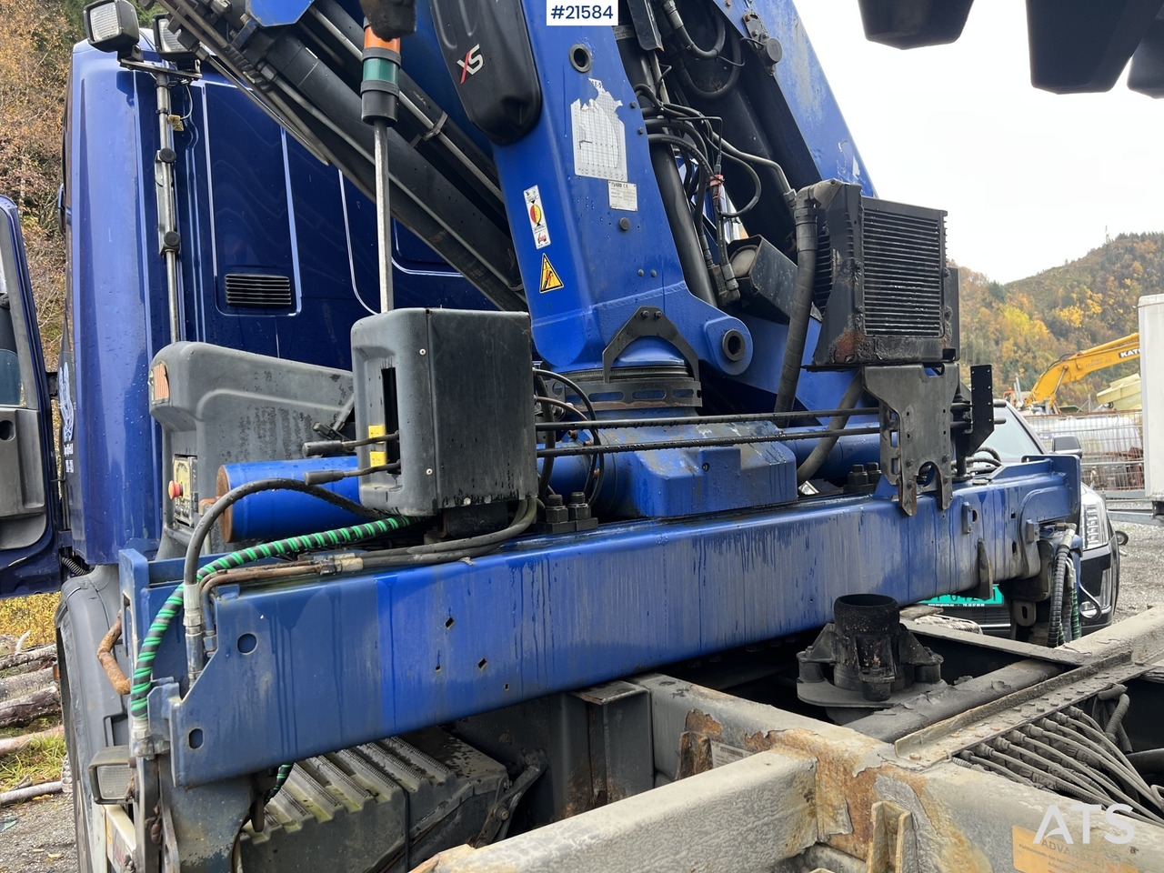 Vinçli kamyon Scania P380 6x2 kranbil m/tipp, m/14t/ og m/Hiab kran: fotoğraf 8 Vinçli kamyon Scania P380 6x2 kranbil m/tipp, m/14t/ og m/Hiab kran: fotoğraf 8