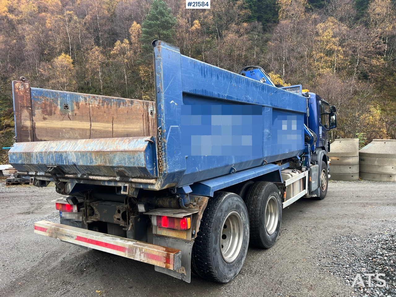 Vinçli kamyon Scania P380 6x2 kranbil m/tipp, m/14t/ og m/Hiab kran: fotoğraf 11 Vinçli kamyon Scania P380 6x2 kranbil m/tipp, m/14t/ og m/Hiab kran: fotoğraf 11