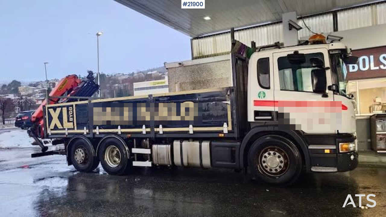 Scania P400 - Vinçli kamyon: fotoğraf 1 Scania P400 - Vinçli kamyon: fotoğraf 1