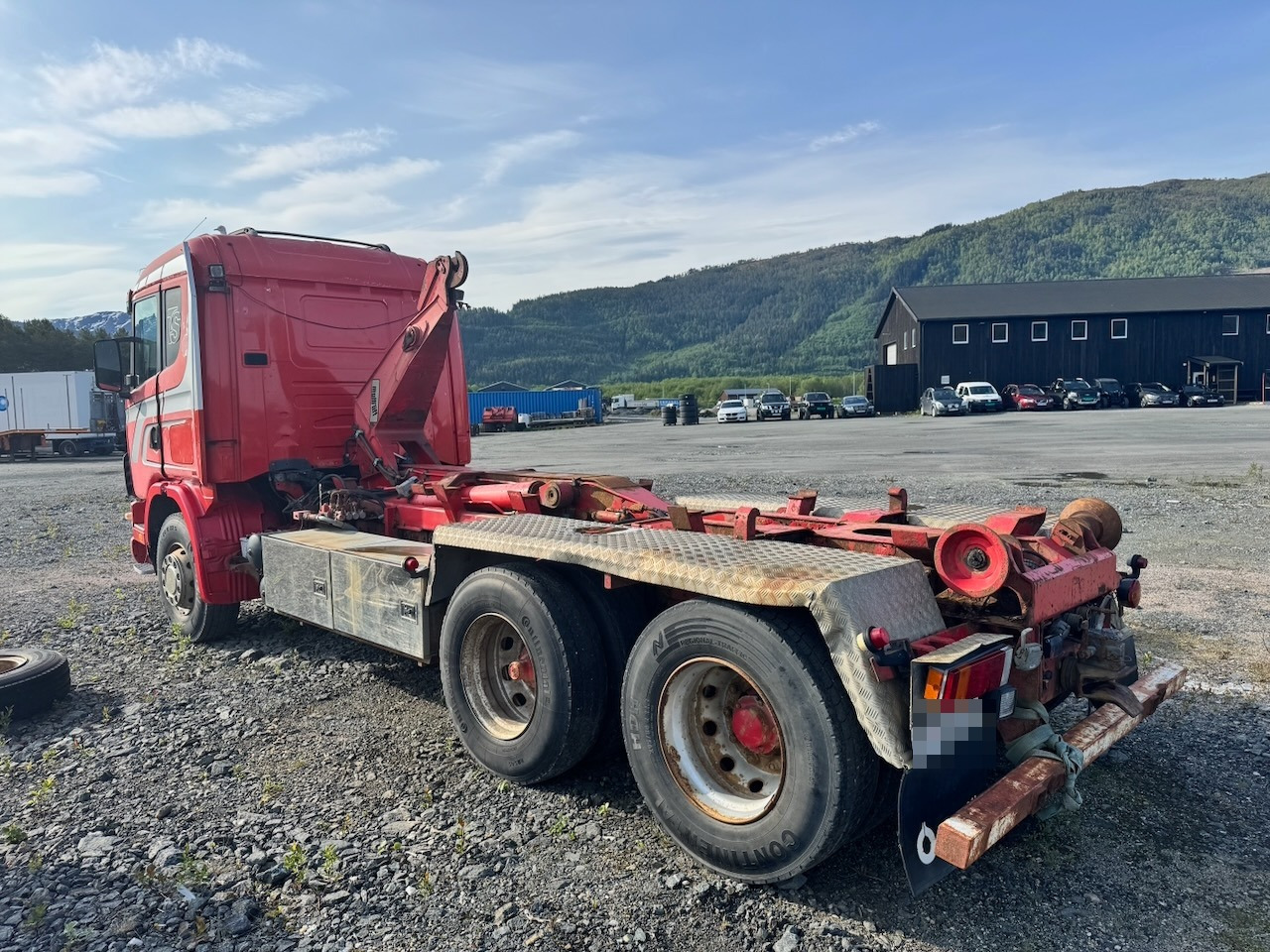 Scania R124 - Kancalı yükleyici kamyon: fotoğraf 5 Scania R124 - Kancalı yükleyici kamyon: fotoğraf 5