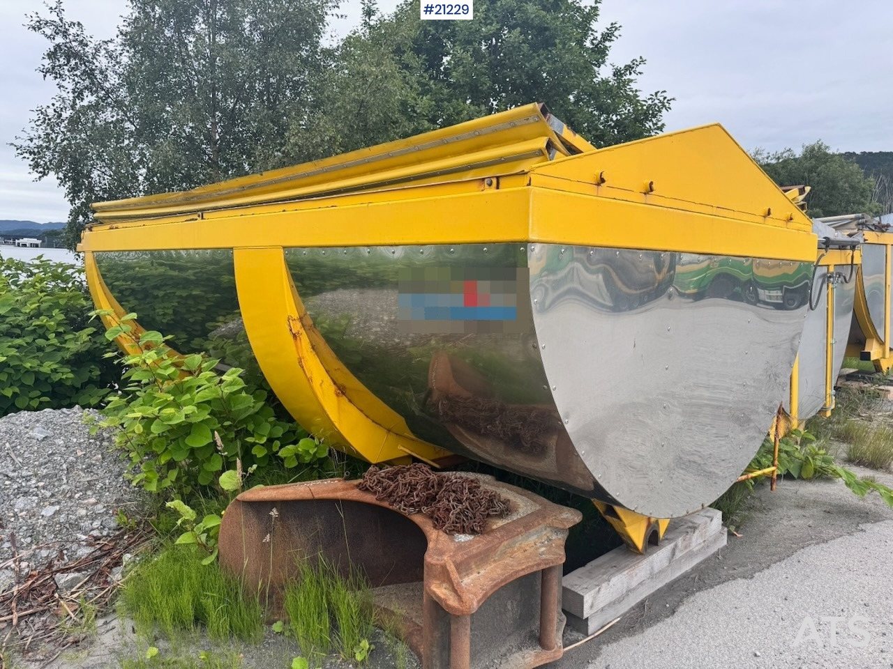 Steinsland Asfaltbalje - Swap body/ Konteyner, Asfalt distribütörü: fotoğraf 1 Steinsland Asfaltbalje - Swap body/ Konteyner, Asfalt distribütörü: fotoğraf 1