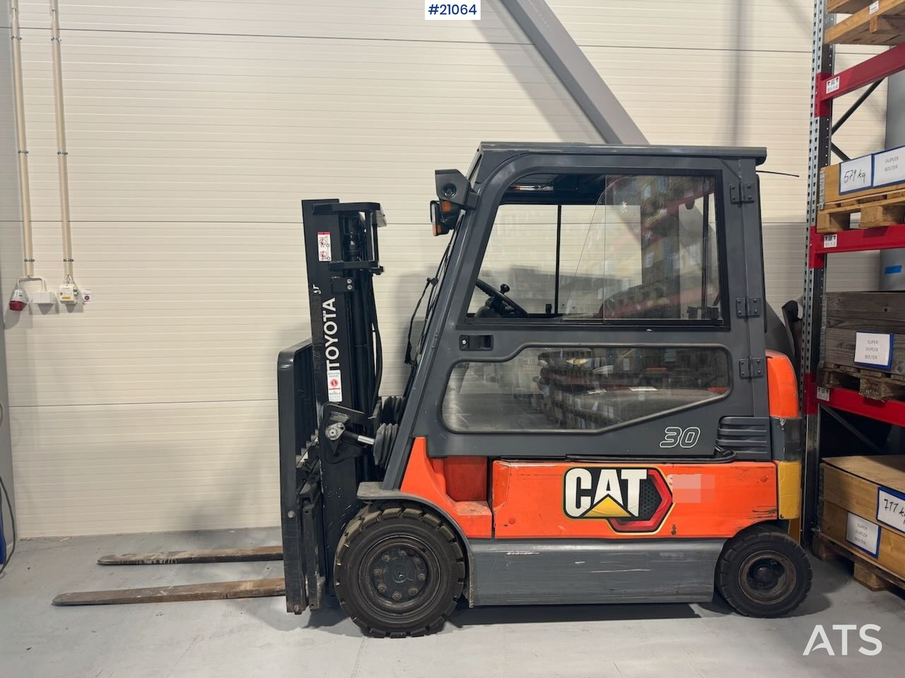 Toyota 7FBMF30 - Elektrikli forklift: fotoğraf 1 Toyota 7FBMF30 - Elektrikli forklift: fotoğraf 1