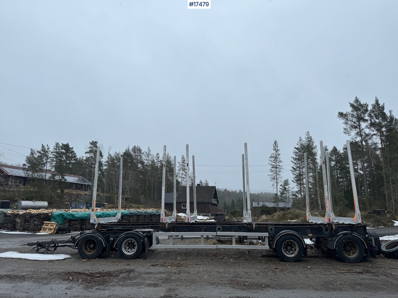 Trailer-Bygg Trailer-Bygg tømmerhenger - Tomruk römorku: fotoğraf 1 Trailer-Bygg Trailer-Bygg tømmerhenger - Tomruk römorku: fotoğraf 1