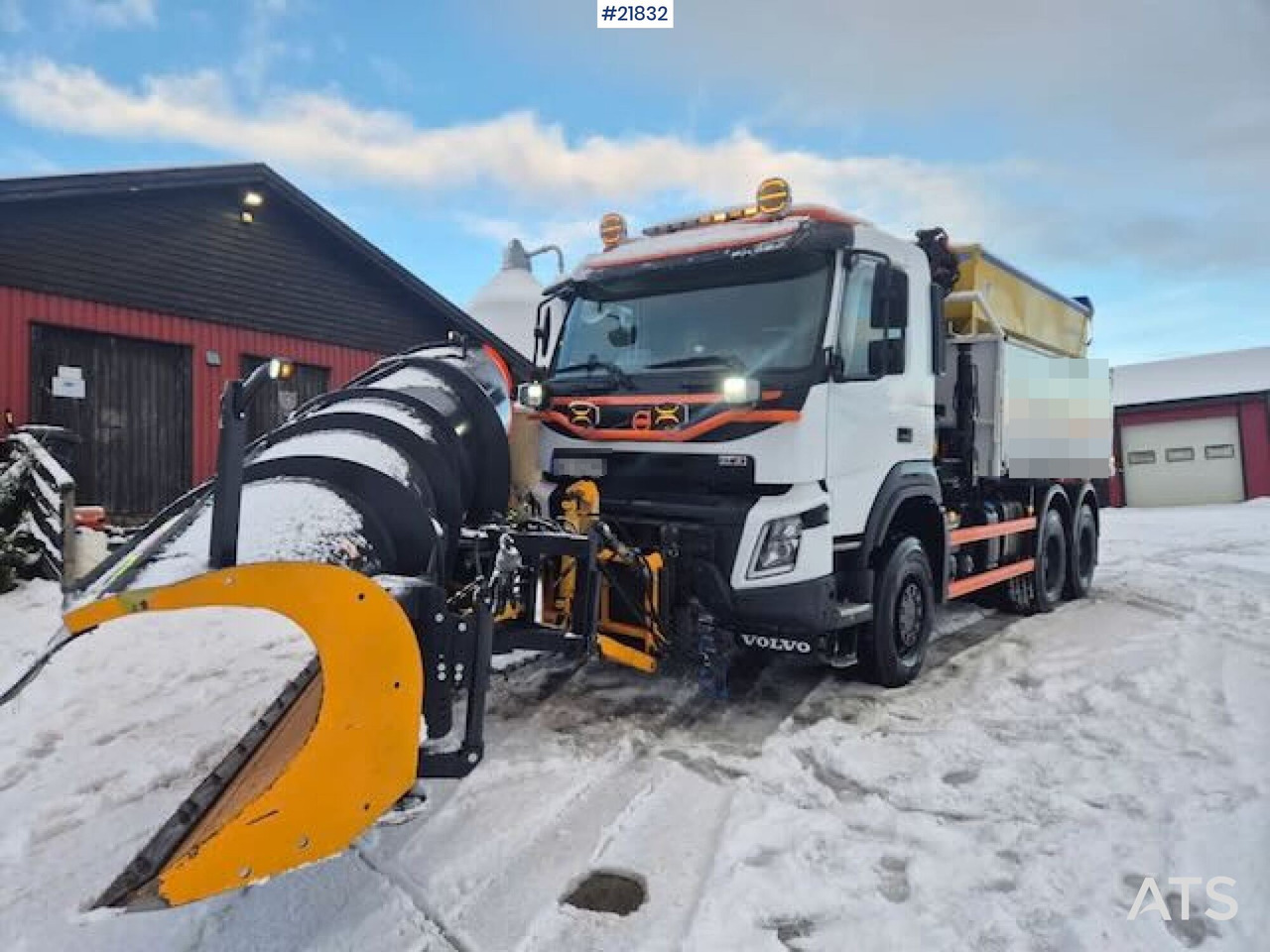Volvo 2019 Volvo FMX 6x6 brøyterigget tippbil m/ 9,5 t/m kran, 2 sett dekk og lettkasse - Damperli kamyon: fotoğraf 3 Volvo 2019 Volvo FMX 6x6 brøyterigget tippbil m/ 9,5 t/m kran, 2 sett dekk og lettkasse - Damperli kamyon: fotoğraf 3
