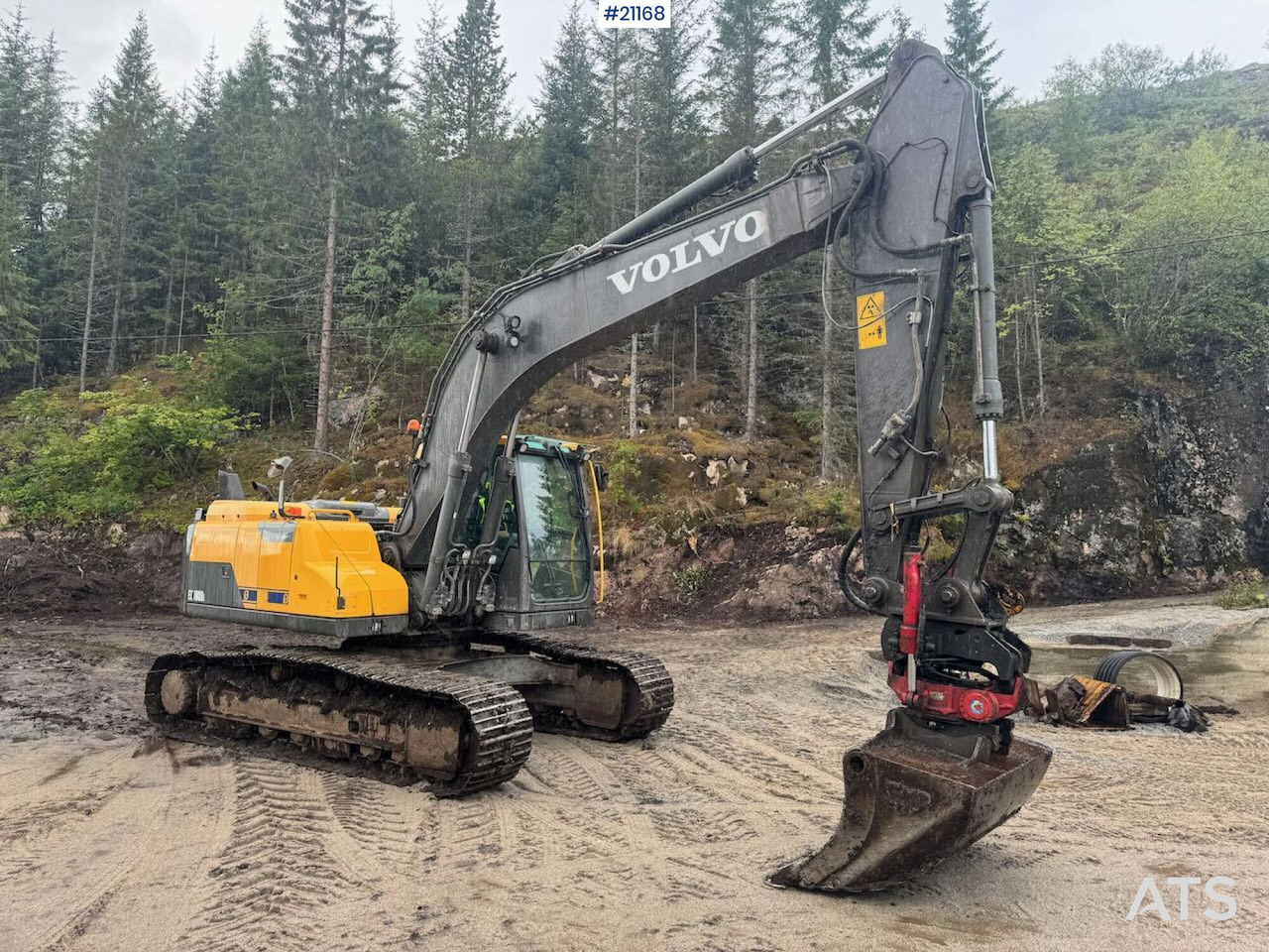 Volvo EC180DL - Paletli ekskavatör: fotoğraf 5 Volvo EC180DL - Paletli ekskavatör: fotoğraf 5