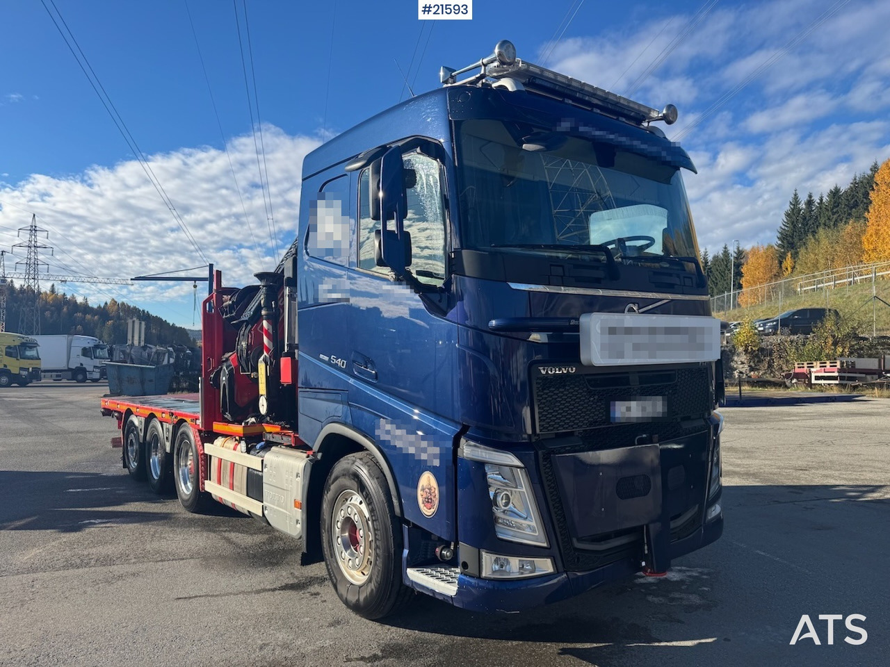 Volvo FH540 Kombibil - Vinçli kamyon: fotoğraf 2 Volvo FH540 Kombibil - Vinçli kamyon: fotoğraf 2