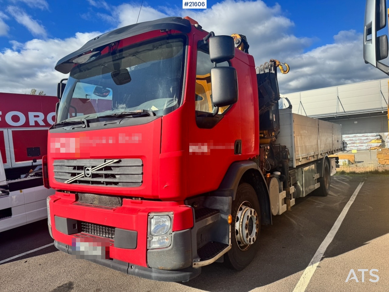 Volvo Volvo FE320 4x2 Kranbil m/ Effer 145 Kran - Vinçli kamyon: fotoğraf 1 Volvo Volvo FE320 4x2 Kranbil m/ Effer 145 Kran - Vinçli kamyon: fotoğraf 1