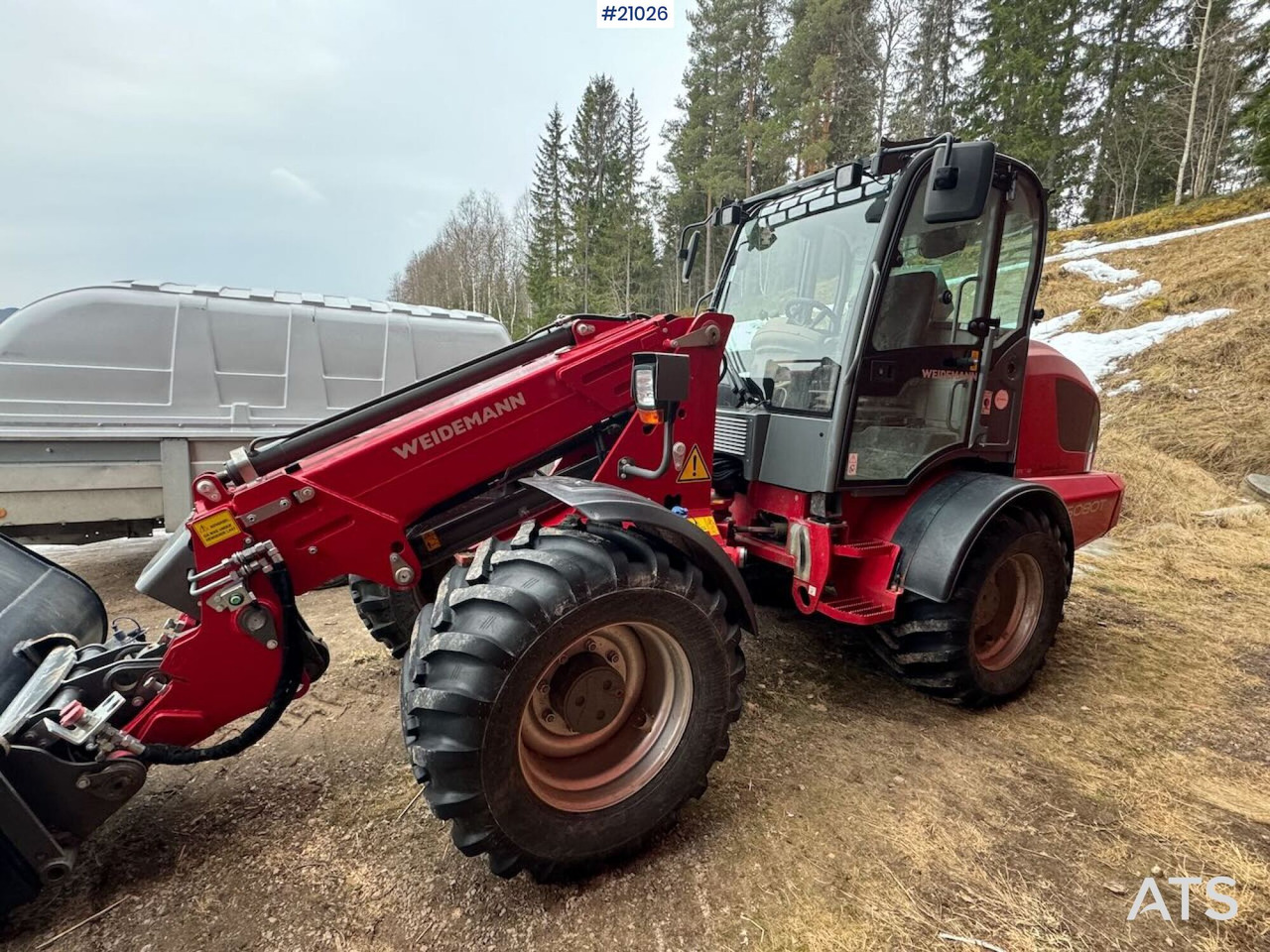 Weidemann 5080T - Teleskopik tekerlekli yükleyici: fotoğraf 3 Weidemann 5080T - Teleskopik tekerlekli yükleyici: fotoğraf 3