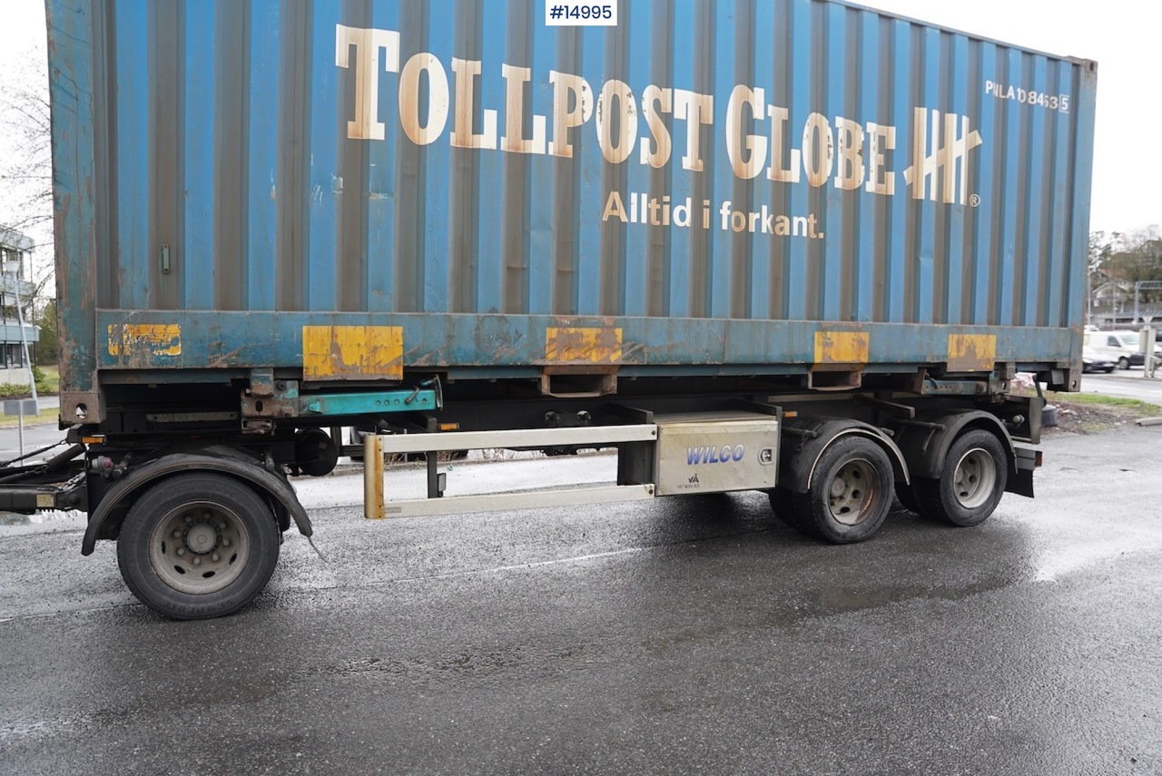 Wilco Containerslep - Kapalı karoser römork: fotoğraf 2 Wilco Containerslep - Kapalı karoser römork: fotoğraf 2