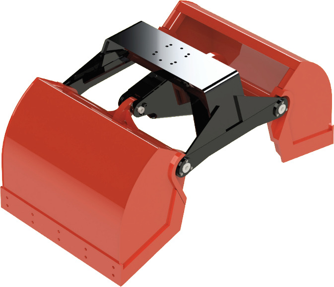 Yeni Kapaklı kepçe - Araç üstü vinç Clamshell bucket with high capacity BV-S 1000: fotoğraf 1