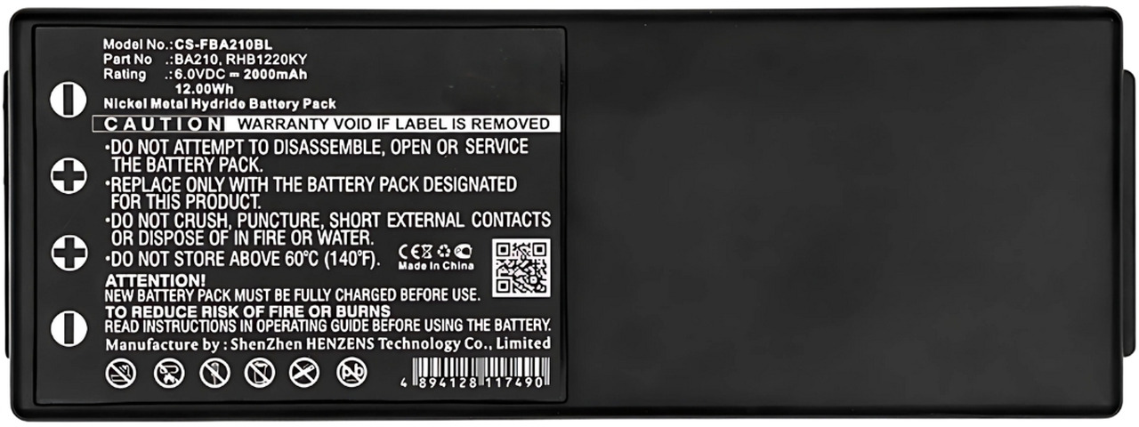 Compatible battery HBC BA210, RHB1220KY - Akümülatör - Araç üstü vinç: fotoğraf 3 Compatible battery HBC BA210, RHB1220KY - Akümülatör - Araç üstü vinç: fotoğraf 3