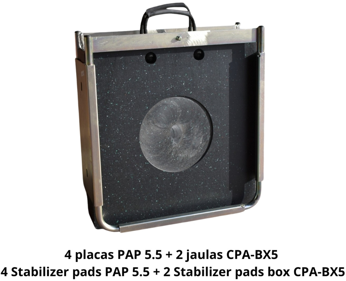 4 Stabilizer Pads PAP 5.5 + 2 Boxes CPA-BX5 OF-4-4P2J - Yedek parça - Araç üstü vinç: fotoğraf 1 4 Stabilizer Pads PAP 5.5 + 2 Boxes CPA-BX5 OF-4-4P2J - Yedek parça - Araç üstü vinç: fotoğraf 1