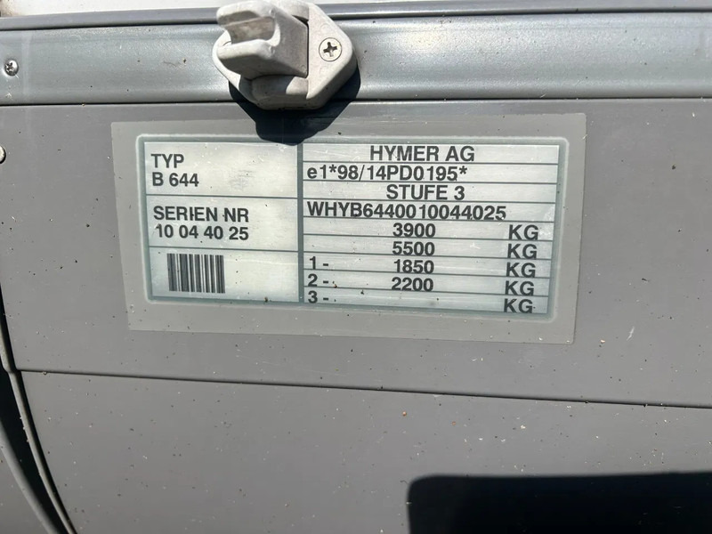 Fiat B644 6 personen HYMER de mooiste van Nederland - Entegre karavan: fotoğraf 3 Fiat B644 6 personen HYMER de mooiste van Nederland - Entegre karavan: fotoğraf 3