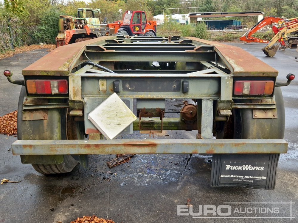 1992 RCA1850-65HE Twin Axle Container Trailer, max.18000 kg (German Reg. Docs. Available) - Kancali yükleyici/ Hidrolift römork: fotoğraf 4 1992 RCA1850-65HE Twin Axle Container Trailer, max.18000 kg (German Reg. Docs. Available) - Kancali yükleyici/ Hidrolift römork: fotoğraf 4