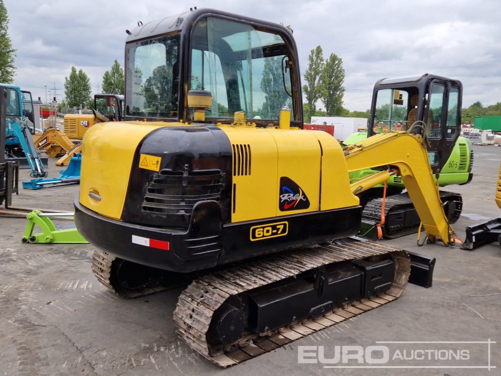 2008 Hyundai R60-7 - Mini ekskavatör: fotoğraf 1 2008 Hyundai R60-7 - Mini ekskavatör: fotoğraf 1