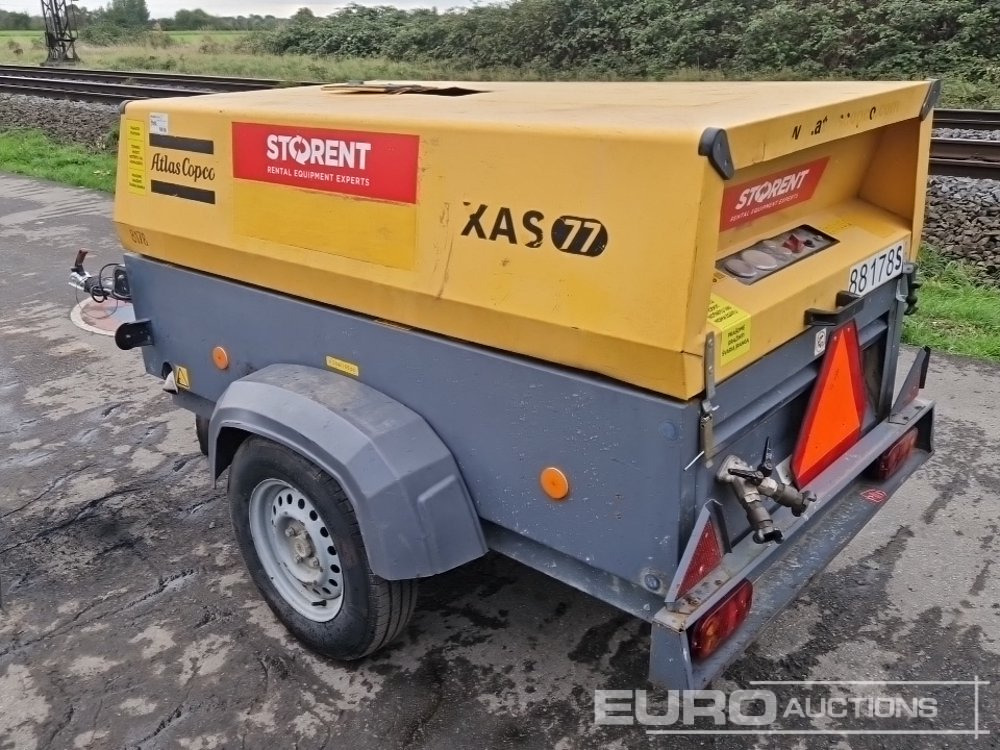 2011 Atlas Copco XAS77 PE - Hava kompresörü: fotoğraf 2 2011 Atlas Copco XAS77 PE - Hava kompresörü: fotoğraf 2
