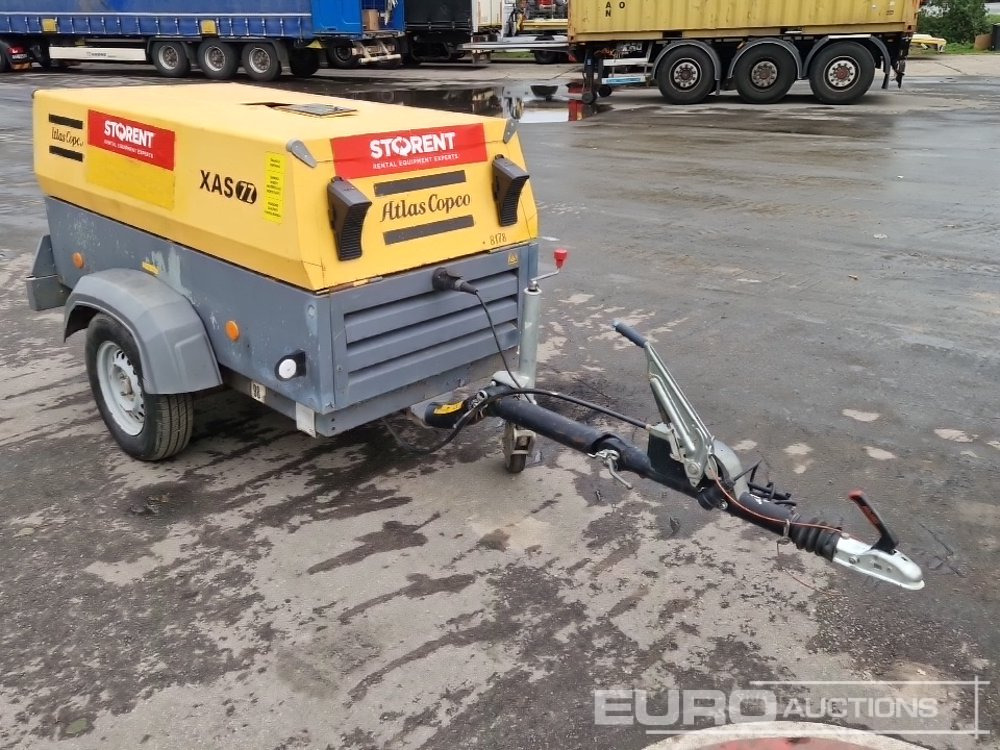 2011 Atlas Copco XAS77 PE - Hava kompresörü: fotoğraf 4 2011 Atlas Copco XAS77 PE - Hava kompresörü: fotoğraf 4