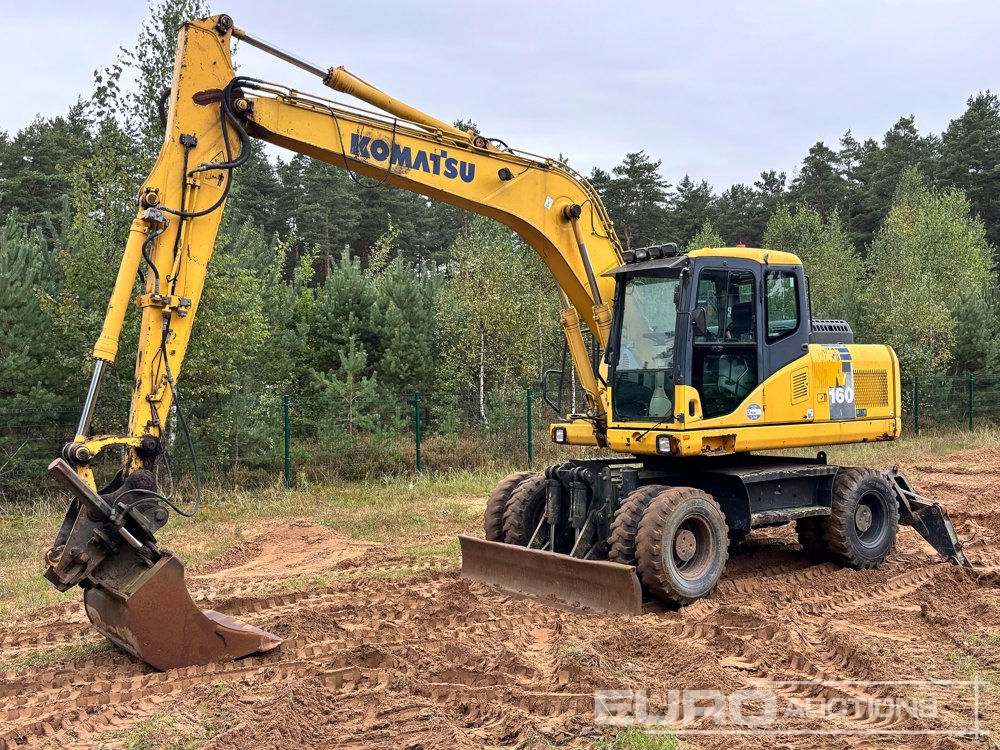 2011 Komatsu PW160-7E0 - Tekerlekli ekskavatör: fotoğraf 1 2011 Komatsu PW160-7E0 - Tekerlekli ekskavatör: fotoğraf 1