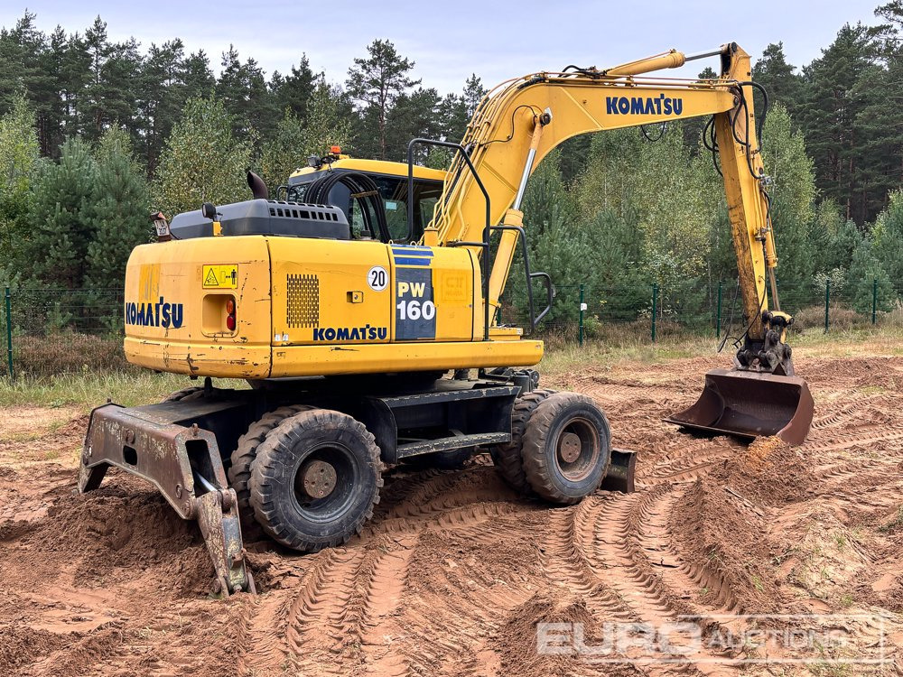 2011 Komatsu PW160-7E0 - Tekerlekli ekskavatör: fotoğraf 5 2011 Komatsu PW160-7E0 - Tekerlekli ekskavatör: fotoğraf 5