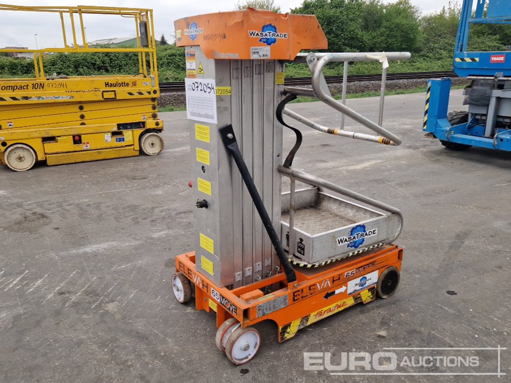2013 PLATTFORMA ELEVAH65MOVE Electric Vertical Mast Lift, 6.3m Working Height, 150kg Platform Capacity - Araçüstü platform: fotoğraf 4 2013 PLATTFORMA ELEVAH65MOVE Electric Vertical Mast Lift, 6.3m Working Height, 150kg Platform Capacity - Araçüstü platform: fotoğraf 4