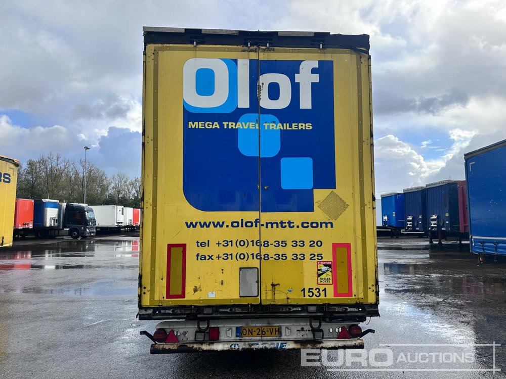 2015 Krone Mega Liner, Curtainsider, 3 Axle (Dutch Reg. Docs) - Tenteli dorse: fotoğraf 3 2015 Krone Mega Liner, Curtainsider, 3 Axle (Dutch Reg. Docs) - Tenteli dorse: fotoğraf 3
