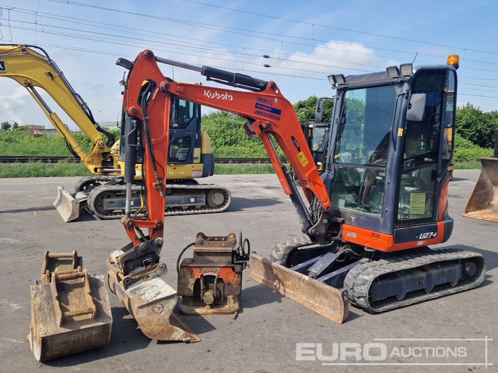2016 Kubota U27-4 - Mini ekskavatör: fotoğraf 1 2016 Kubota U27-4 - Mini ekskavatör: fotoğraf 1