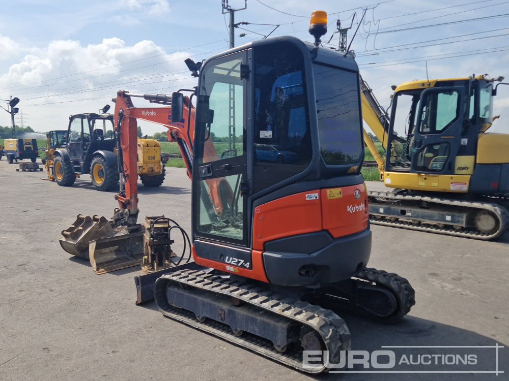 2016 Kubota U27-4 - Mini ekskavatör: fotoğraf 3 2016 Kubota U27-4 - Mini ekskavatör: fotoğraf 3