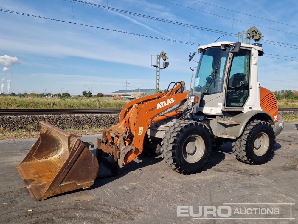Atlas 75S - Tekerlekli yükleyici: fotoğraf 1 Atlas 75S - Tekerlekli yükleyici: fotoğraf 1