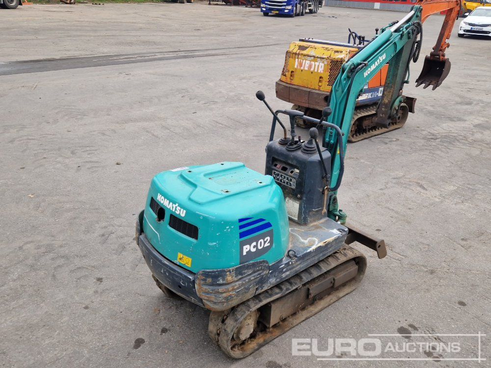 Komatsu PC02-1A - Mini ekskavatör: fotoğraf 4 Komatsu PC02-1A - Mini ekskavatör: fotoğraf 4