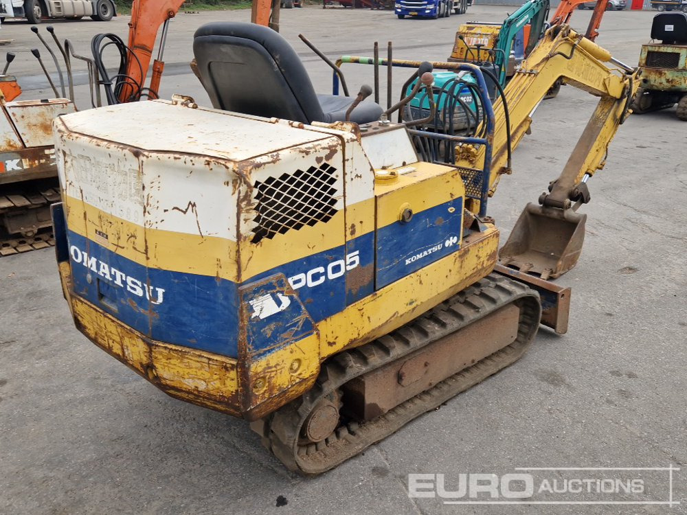 Komatsu PC05-6 - Mini ekskavatör: fotoğraf 4 Komatsu PC05-6 - Mini ekskavatör: fotoğraf 4