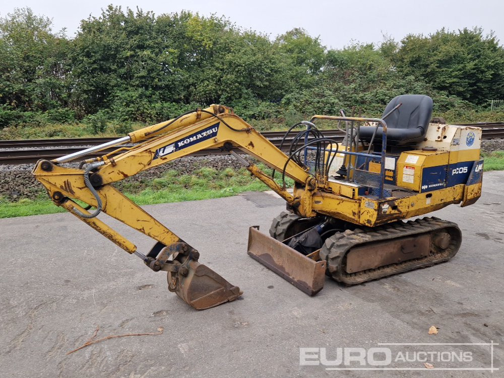 Komatsu PC05-6 - Mini ekskavatör: fotoğraf 1 Komatsu PC05-6 - Mini ekskavatör: fotoğraf 1