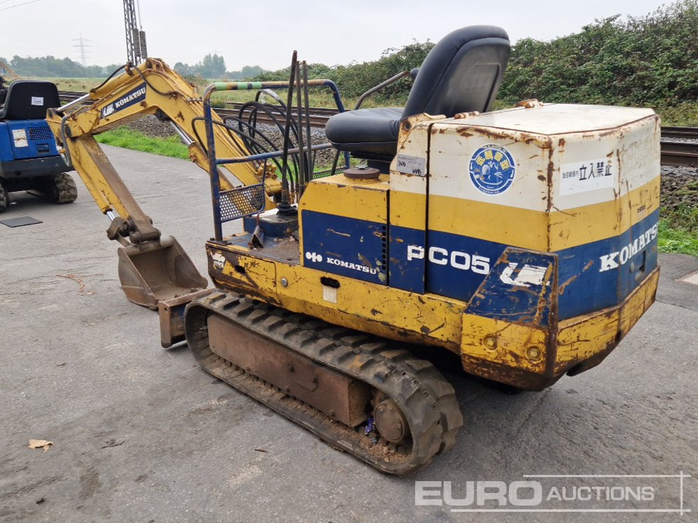 Komatsu PC05-6 - Mini ekskavatör: fotoğraf 3 Komatsu PC05-6 - Mini ekskavatör: fotoğraf 3