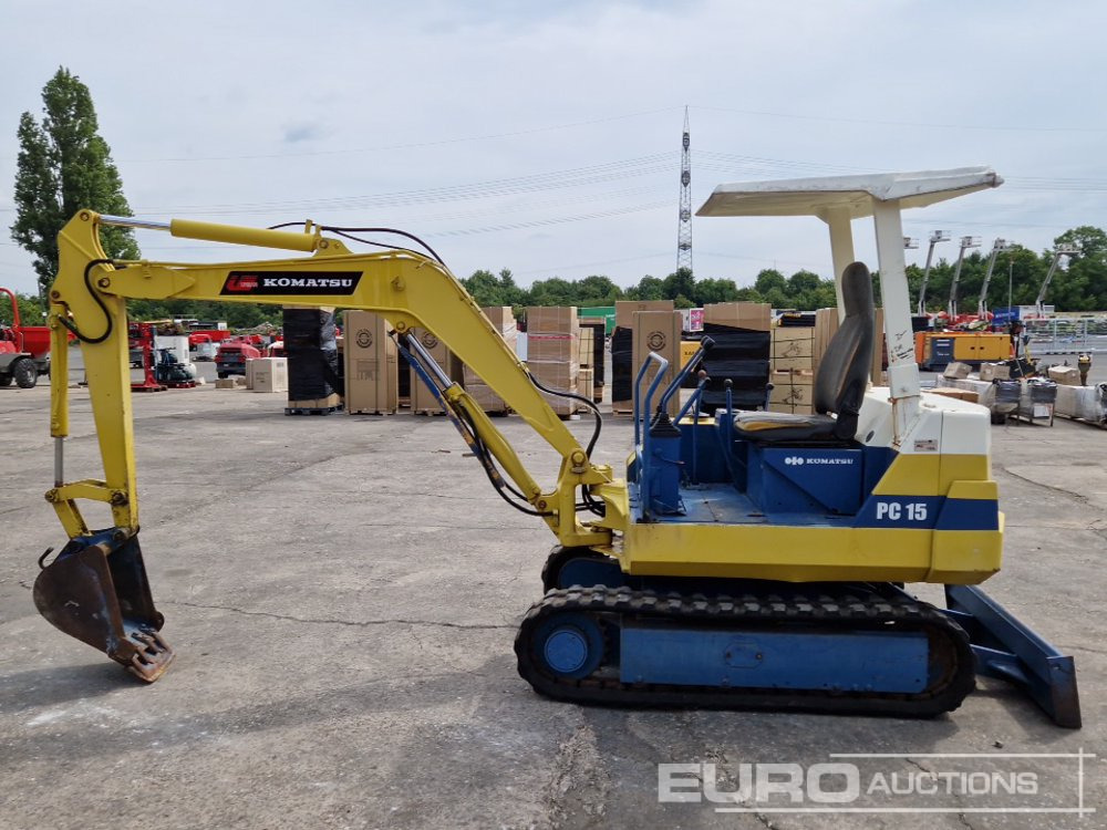 Komatsu PC15-2 - Mini ekskavatör: fotoğraf 2 Komatsu PC15-2 - Mini ekskavatör: fotoğraf 2
