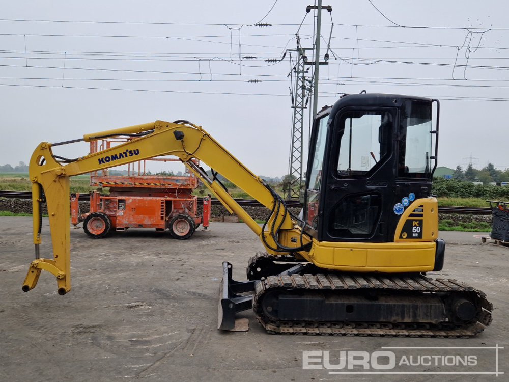 Komatsu PC50 MR-2 - Mini ekskavatör: fotoğraf 2 Komatsu PC50 MR-2 - Mini ekskavatör: fotoğraf 2