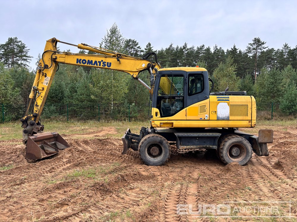 Komatsu PW160-7 - Tekerlekli ekskavatör: fotoğraf 2 Komatsu PW160-7 - Tekerlekli ekskavatör: fotoğraf 2