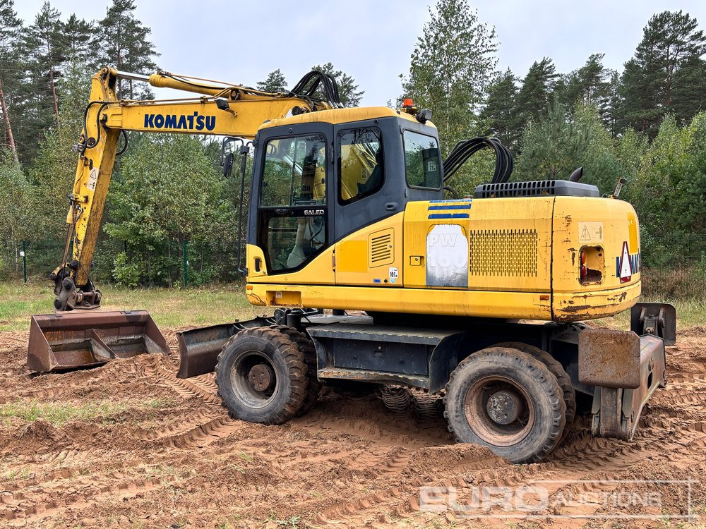 Komatsu PW160-7 - Tekerlekli ekskavatör: fotoğraf 3 Komatsu PW160-7 - Tekerlekli ekskavatör: fotoğraf 3