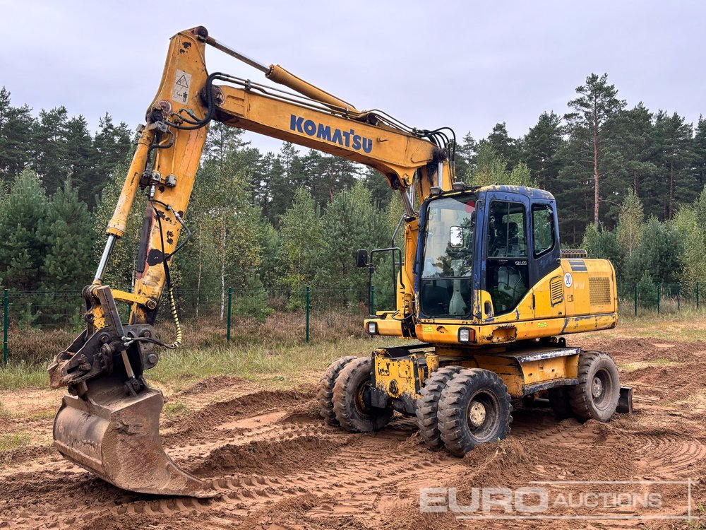 Komatsu PW160ES-7K - Tekerlekli ekskavatör: fotoğraf 1 Komatsu PW160ES-7K - Tekerlekli ekskavatör: fotoğraf 1