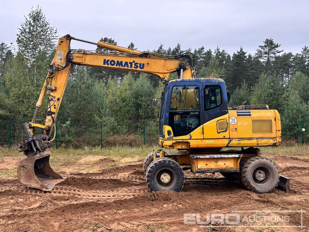 Komatsu PW160ES-7K - Tekerlekli ekskavatör: fotoğraf 2 Komatsu PW160ES-7K - Tekerlekli ekskavatör: fotoğraf 2
